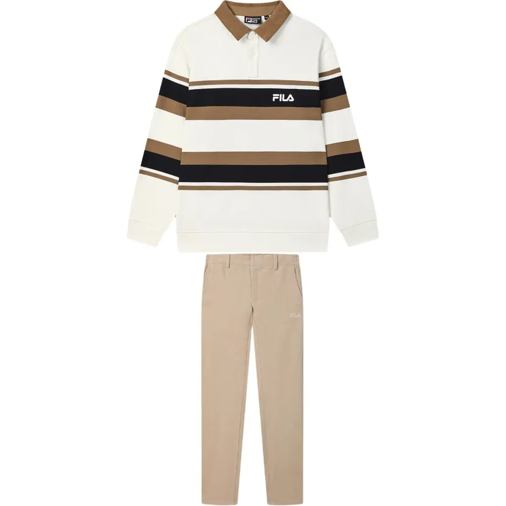 FILA Оригинальный Casual Спортивная одежда Мужская Cloud White Топ + Wheat Field Wind Цвет Низ
FILA Оригинальный Casual Спортивная одежда Мужская Cloud White Топ + Wheat Field Wind Цвет Низ