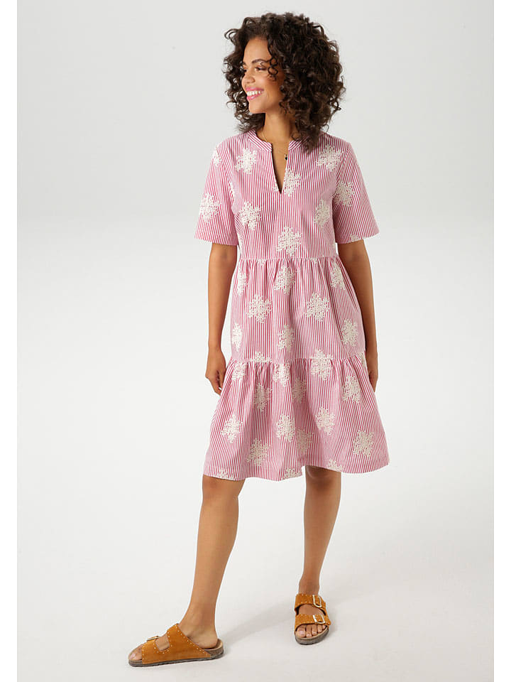 Короткое платье Aniston, розовый/белый
Короткое платье Aniston, розовый/белый