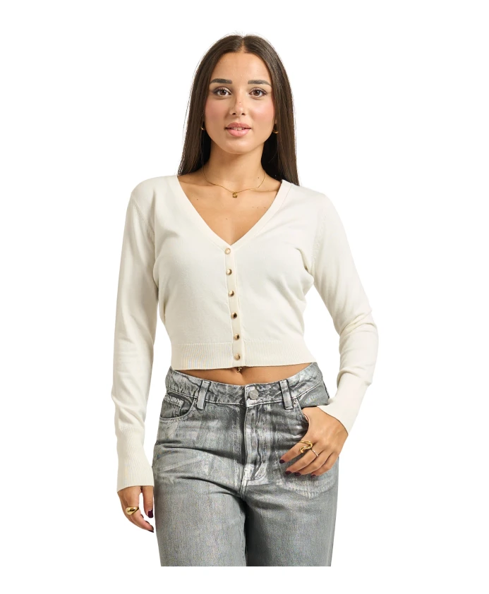 Кардиган с V-образным вырезом Fracomina, бежевый
Кардиган с V-образным вырезом Fracomina, бежевый