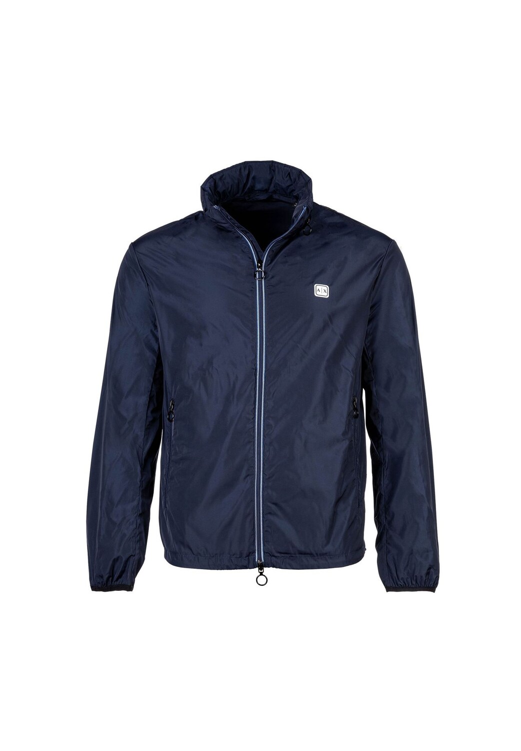 Ветровка мужская - легкая куртка, молния, карманы, однотонная ARMANI EXCHANGE, темно-синий 
Ветровка мужская - легкая куртка, молния, карманы, однотонная ARMANI EXCHANGE, темно-синий