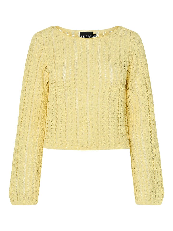 Свитер Pieces, желтый 
Свитер Pieces, желтый
