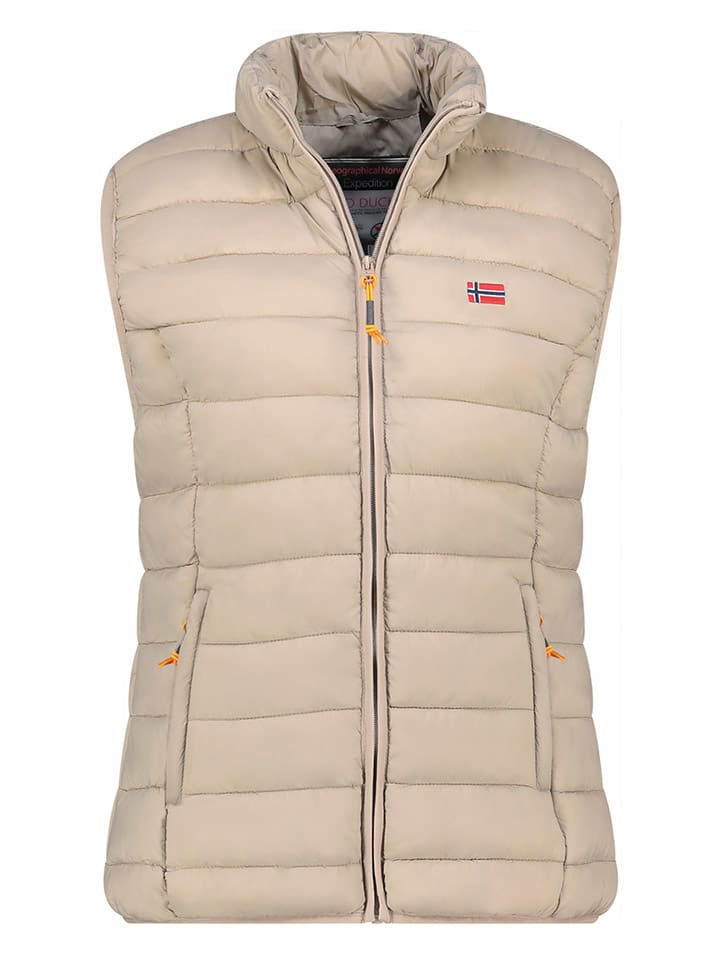 Стеганый жилет Geographical Norway Steppweste Vatikolor, бежевый 
Стеганый жилет Geographical Norway Steppweste Vatikolor, бежевый