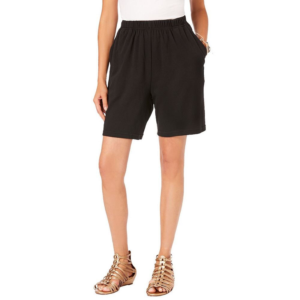 Женские шорты мягкого трикотажа больших размеров Roaman's, черный
Женские шорты мягкого трикотажа больших размеров Roaman's, черный