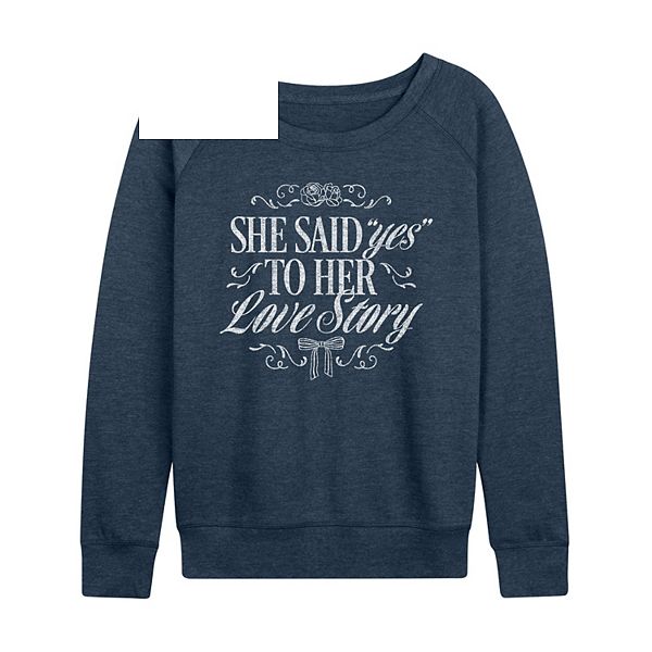 Женская футболка с длинным рукавом she said "yes" to her love story french terry Licensed Character, Heather Indigo, Фиолетовый, Женская футболка с длинным рукавом she said "yes" to her love story french terry Licensed Character, Heather Indigo
Женская футболка с длинным рукавом she said "yes" to her love story french terry Licensed Character, Heather Indigo, Фиолетовый, Женская футболка с длинным рукавом she said "yes" to her love story french terry Licensed Character, Heather Indigo