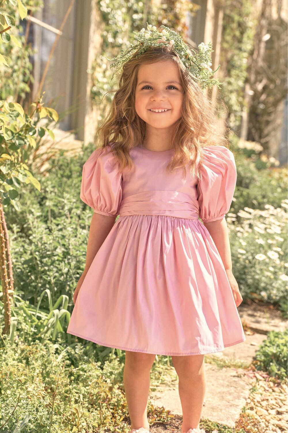 Платье подружки невесты из тафты Next, розовый
Платье подружки невесты из тафты Next, розовый