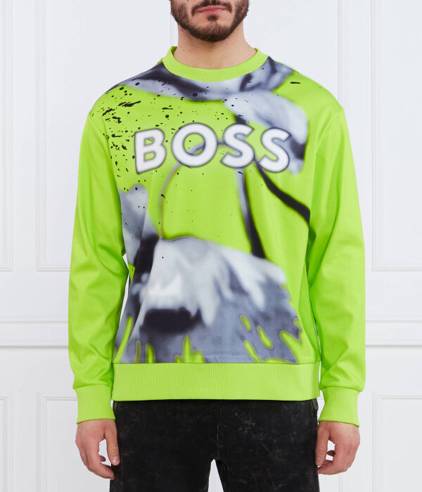 Толстовка мужская Boss Green с контрастным принтом, зеленый
Толстовка мужская Boss Green с контрастным принтом, зеленый