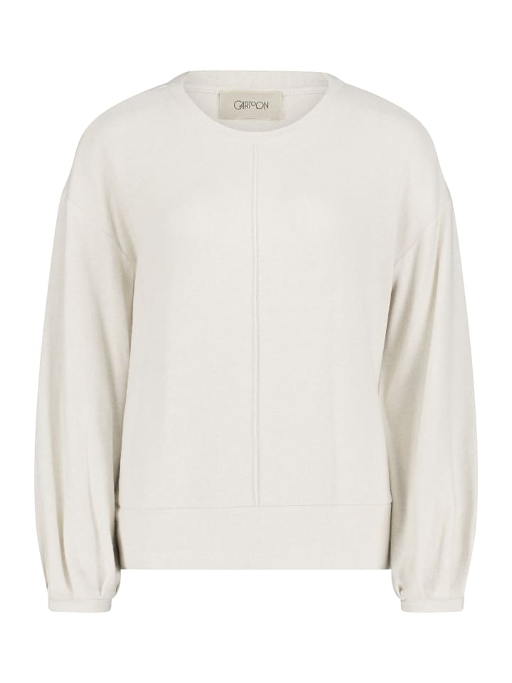 Толстовка CARTOON Langarm-Shirt mit Rundhalsausschnitt, цвет Nature Melange 
Толстовка CARTOON Langarm-Shirt mit Rundhalsausschnitt, цвет Nature Melange