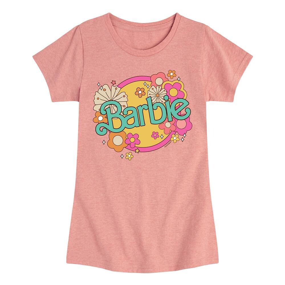 Футболка Barbie с цветочным рисунком и логотипом в стиле ретро для девочек 7–16 лет, розовый 
Футболка Barbie с цветочным рисунком и логотипом в стиле ретро для девочек 7–16 лет, розовый