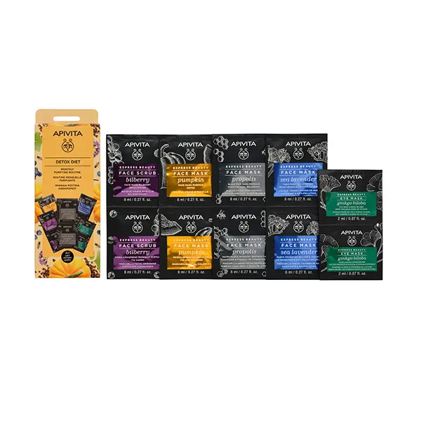 Пакет масок для лица Express Beauty Purificante Apivita, 1 UD
Пакет масок для лица Express Beauty Purificante Apivita, 1 UD