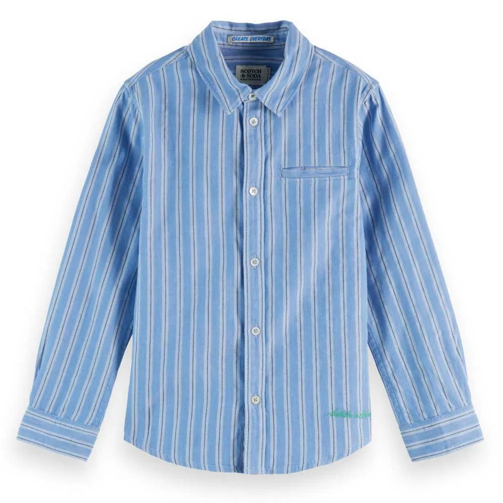 Рубашка с длинным рукавом Scotch & Soda Regular Fit Classic Yarn Dyed, синий
Рубашка с длинным рукавом Scotch & Soda Regular Fit Classic Yarn Dyed, синий