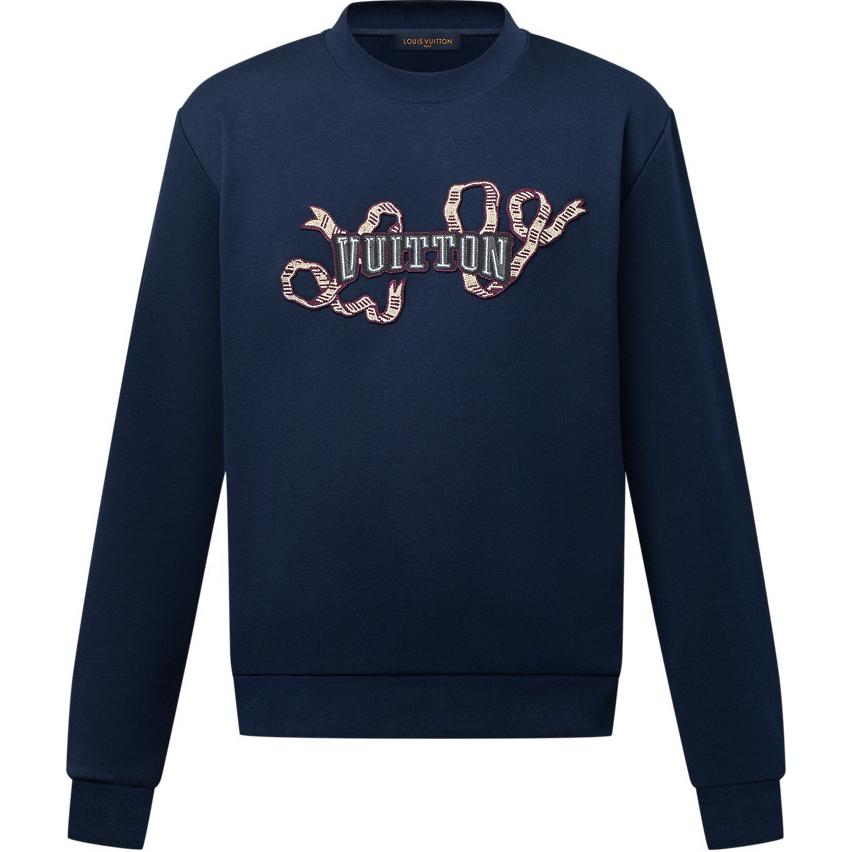 LOUIS VUITTON Lv Embroidered Cotton Crewneck
LOUIS VUITTON Lv Embroidered Cotton Crewneck