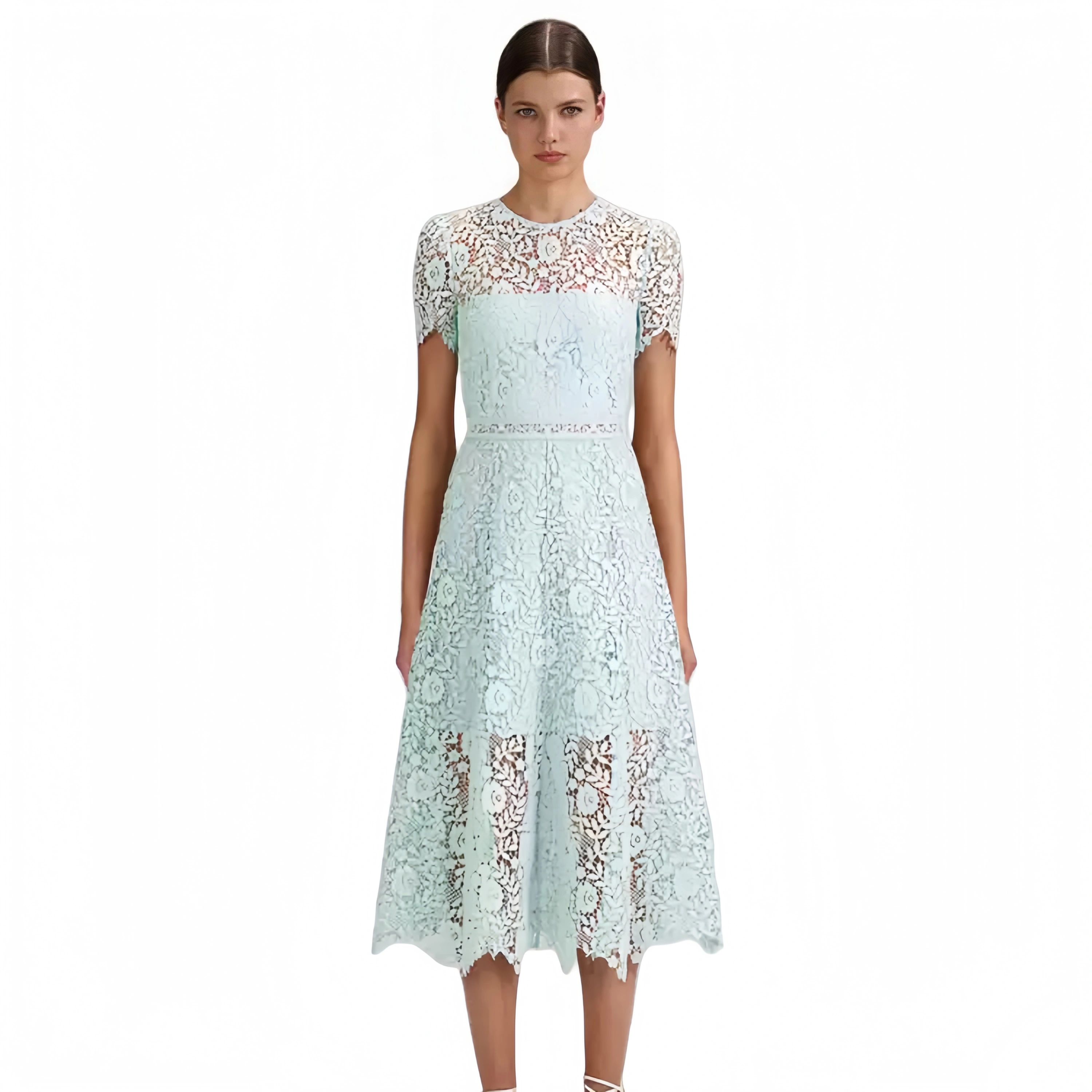 Self Portrait Короткое платье с короткими рукавами Self-portrait, мятно-зеленый
Self Portrait Короткое платье с короткими рукавами Self-portrait, мятно-зеленый