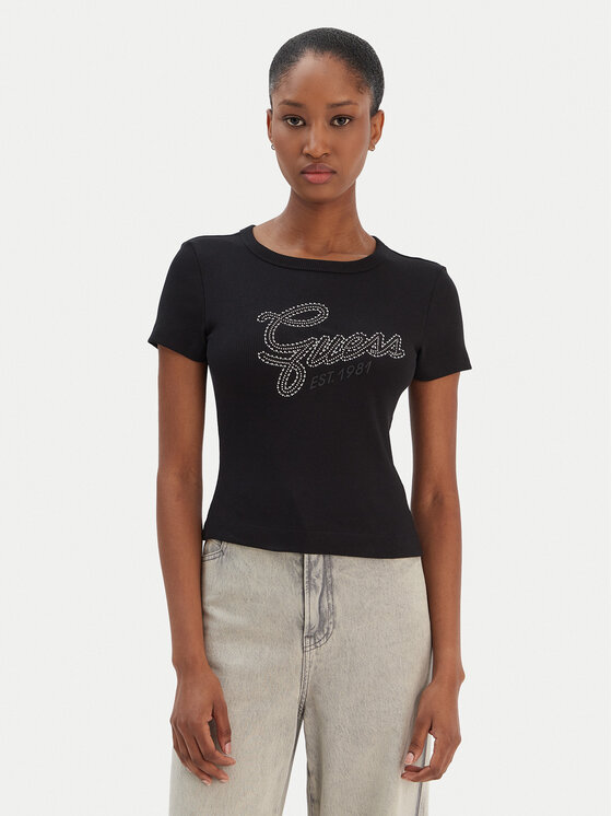 Футболка slim fit W6RI22 KA0H1 Guess, черный
Футболка slim fit W6RI22 KA0H1 Guess, черный
