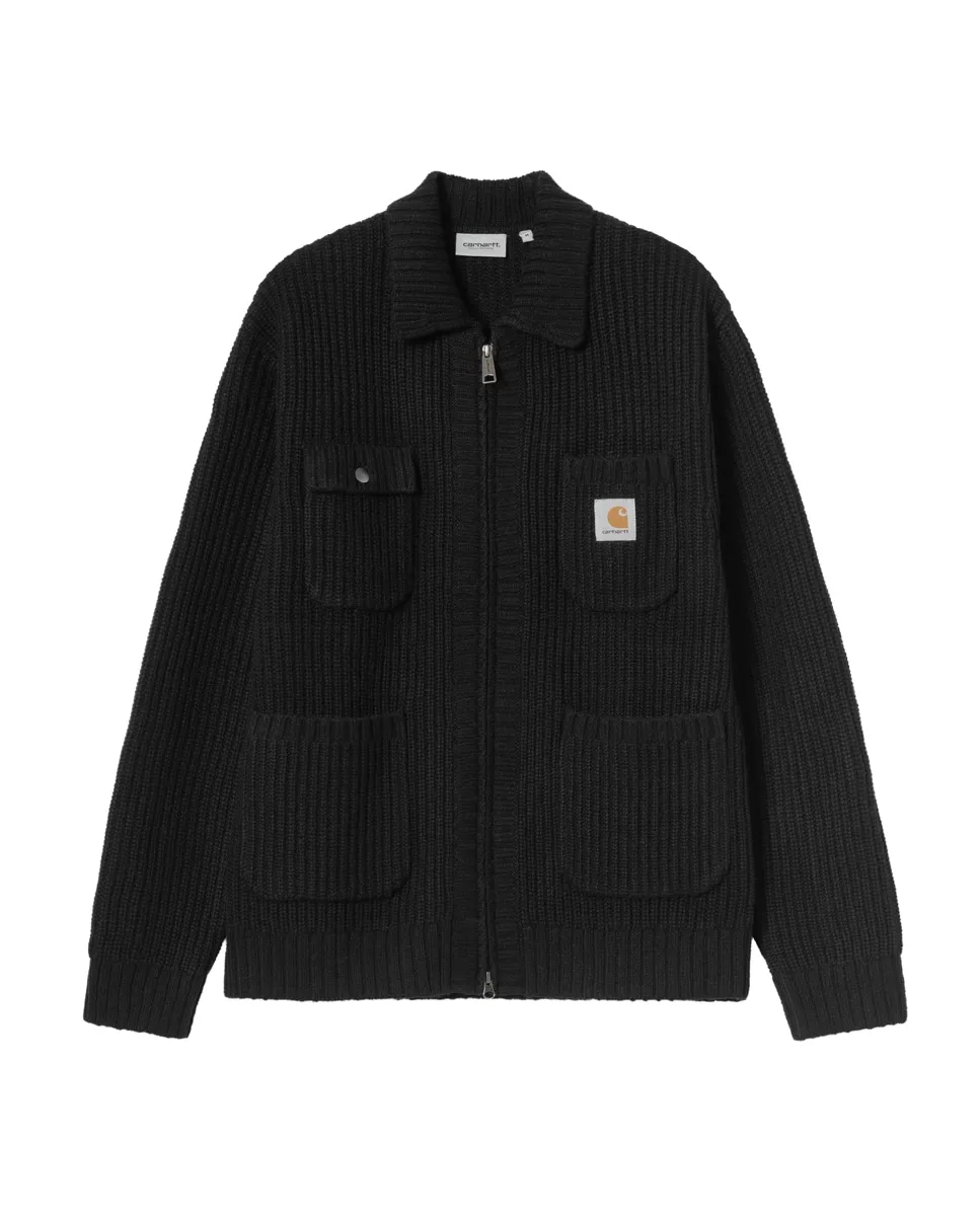 Мужской свитер Chore Knit Jacket Carhartt WIP, черный
Мужской свитер Chore Knit Jacket Carhartt WIP, черный