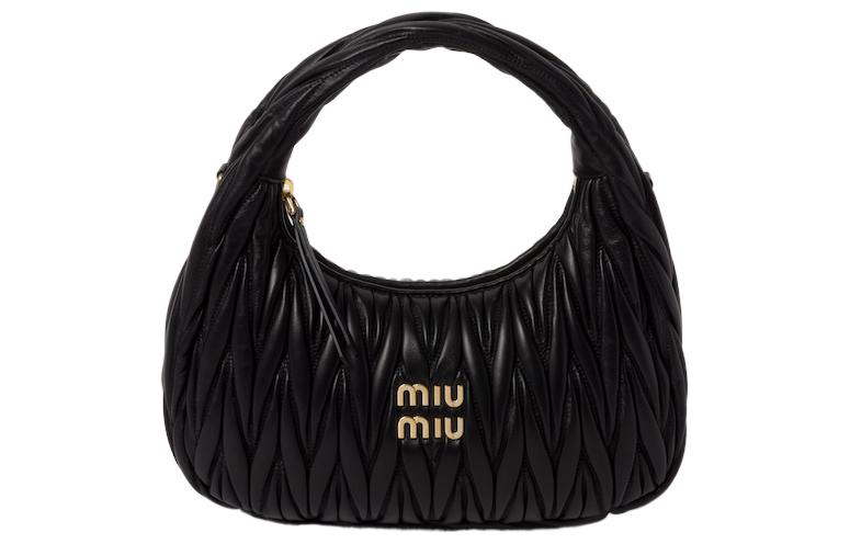 MIU MIU Сумка-хобо из мягкой овечьей кожи
MIU MIU Сумка-хобо из мягкой овечьей кожи