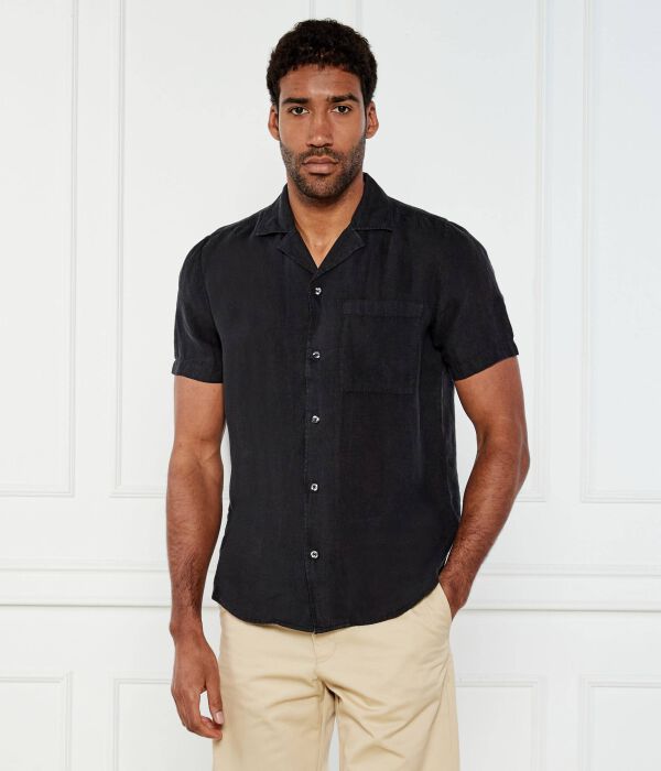 Льняная рубашка Эллино Straight fit Hugo, черный
Льняная рубашка Эллино Straight fit Hugo, черный