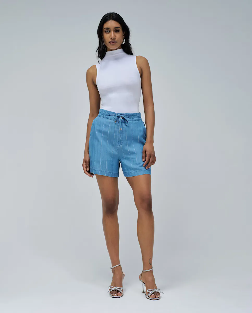 Женские шорты из светлого денима с регулируемым шнурком Salsa Jeans, синий
Женские шорты из светлого денима с регулируемым шнурком Salsa Jeans, синий