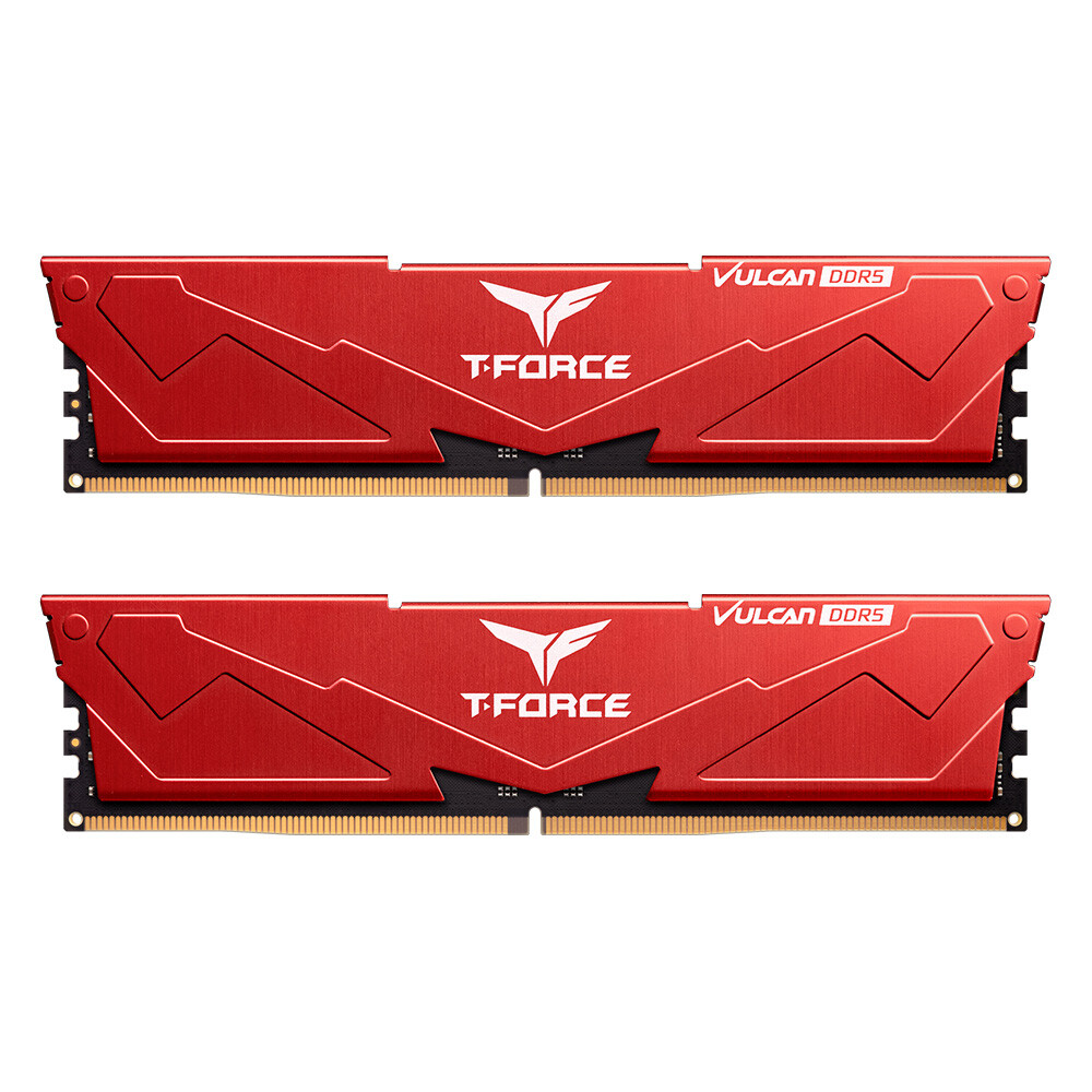 Оперативная память Team Group T-Force Vulcan, 32 Гб (2 х 16Гб), DDR5, 6400 МГц, FLRD532G6400HC32ADC01, красный
Оперативная память Team Group T-Force Vulcan, 32 Гб (2 х 16Гб), DDR5, 6400 МГц, FLRD532G6400HC32ADC01, красный