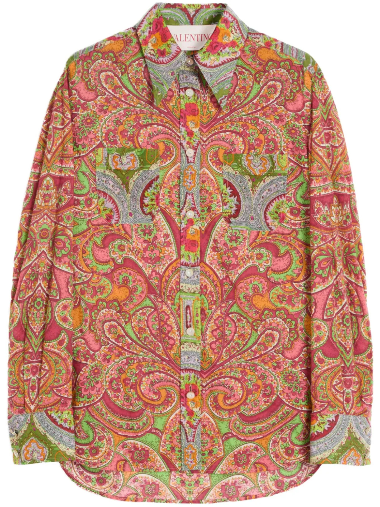 Valentino Garavani рубашка с принтом пейсли, розовый
Valentino Garavani рубашка с принтом пейсли, розовый