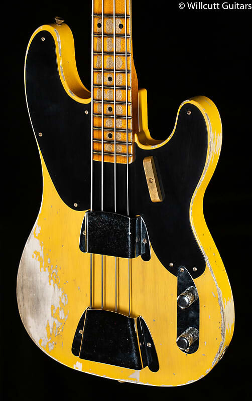 Fender Custom Shop Limited Edition 1951 Precision Bass Aged Nocaster Blonde Bass Guitar - XN3572-9.15 lbs
Fender Custom Shop Limited Edition 1951 Precision Bass Aged Nocaster Blonde Bass Guitar - XN3572-9.15 lbs