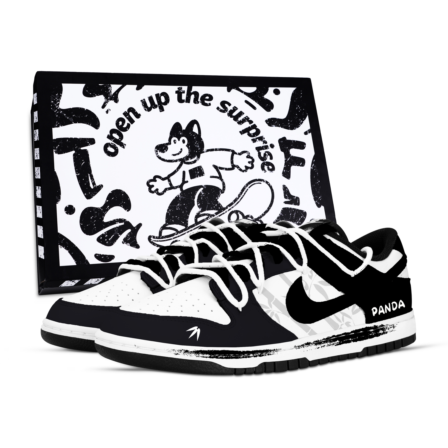 Кроссовки для скейтбординга Dunk Bamboo Shadow Cute Bear, устойчивые к истиранию, низкие, унисекс, Nike, черный/белый
Кроссовки для скейтбординга Dunk Bamboo Shadow Cute Bear, устойчивые к истиранию, низкие, унисекс, Nike, черный/белый