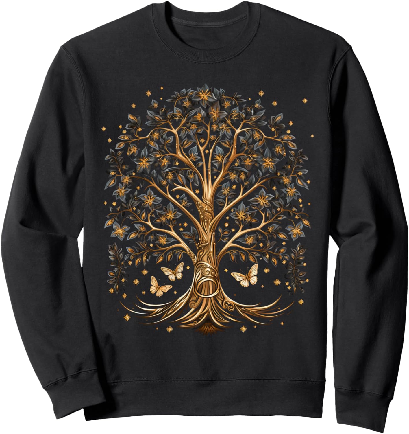 Осенняя толстовка с изображением осенних листьев, дерева и бабочки Autumn Design With Butterflies And Trees, черный
Осенняя толстовка с изображением осенних листьев, дерева и бабочки Autumn Design With Butterflies And Trees, черный