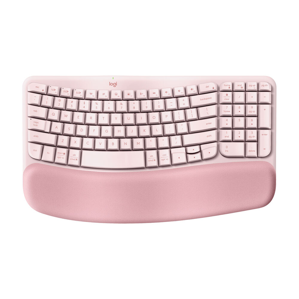 Клавиатура беспроводная Logitech Wave Keys, английская раскладка, розовый
Клавиатура беспроводная Logitech Wave Keys, английская раскладка, розовый