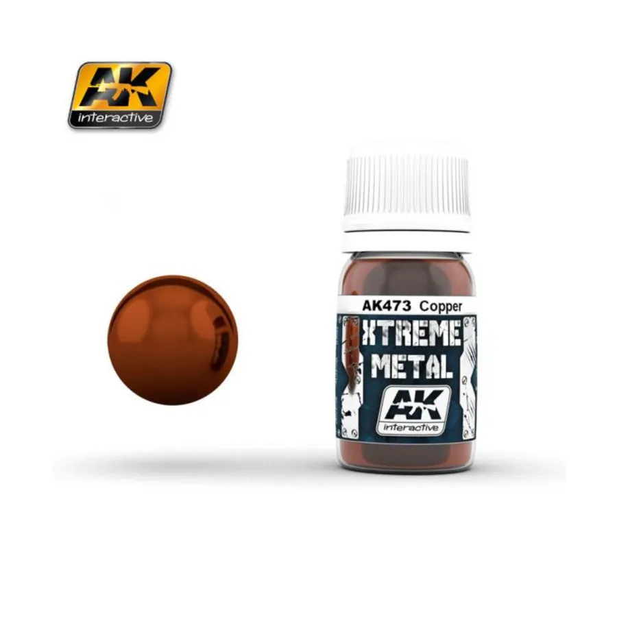 Медь (30мл), Paint - Xtreme Metal (AK-Interactive)
Медь (30мл), Paint - Xtreme Metal (AK-Interactive)