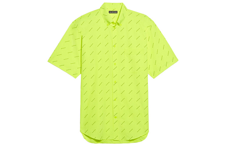 Рубашка мужская флуоресцентно-желтая Balenciaga, желтый
Рубашка мужская флуоресцентно-желтая Balenciaga, желтый