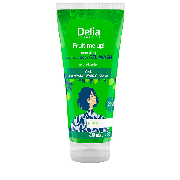 Разглаживающий гель для умывания лица и тела с лаймом, 200 мл Delia Fruit me up!
Разглаживающий гель для умывания лица и тела с лаймом, 200 мл Delia Fruit me up!