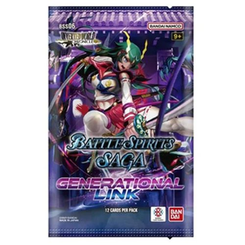Карточная игра Battle Spirits Saga: Booster Pack Inverted World Chronicle – Generational Link (Bss06) Bandai
Карточная игра Battle Spirits Saga: Booster Pack Inverted World Chronicle – Generational Link (Bss06) Bandai