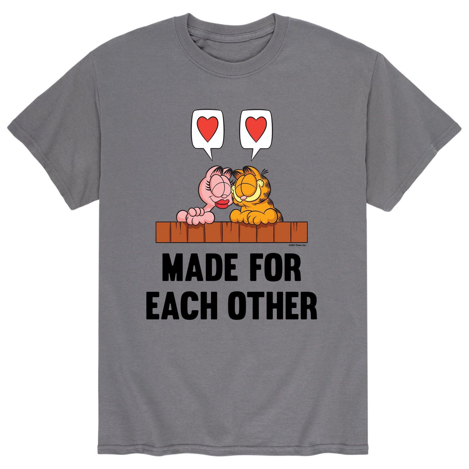 Мужская футболка Garfield Made For Eachother Licensed Character
Мужская футболка Garfield Made For Eachother Licensed Character