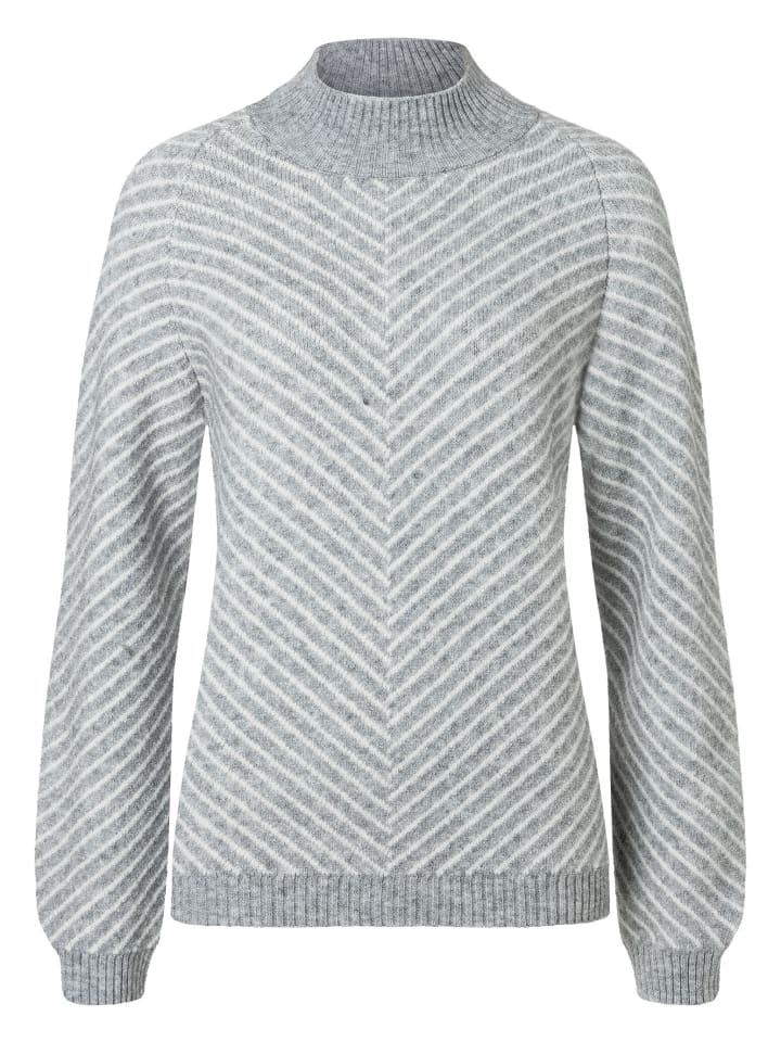 Полосатый свитер с зигзагообразной вязкой More & More
Полосатый свитер с зигзагообразной вязкой More & More