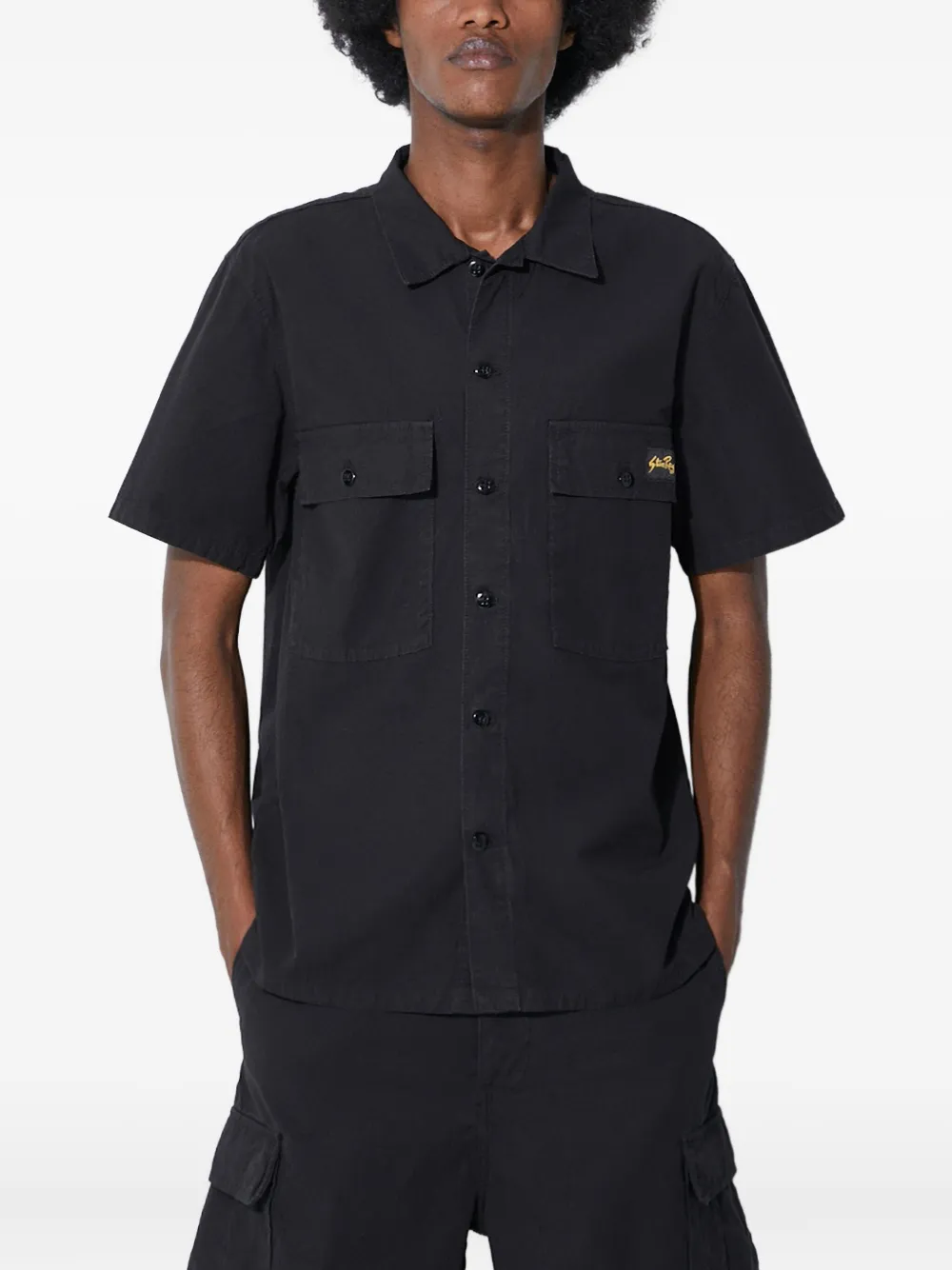 Рубашка с короткими рукавами и нагрудным карманом stan ray, черный
Рубашка с короткими рукавами и нагрудным карманом stan ray, черный