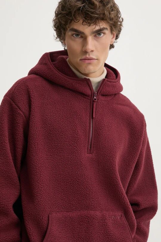 Флисовая толстовка Levi's, красный 
Флисовая толстовка Levi's, красный