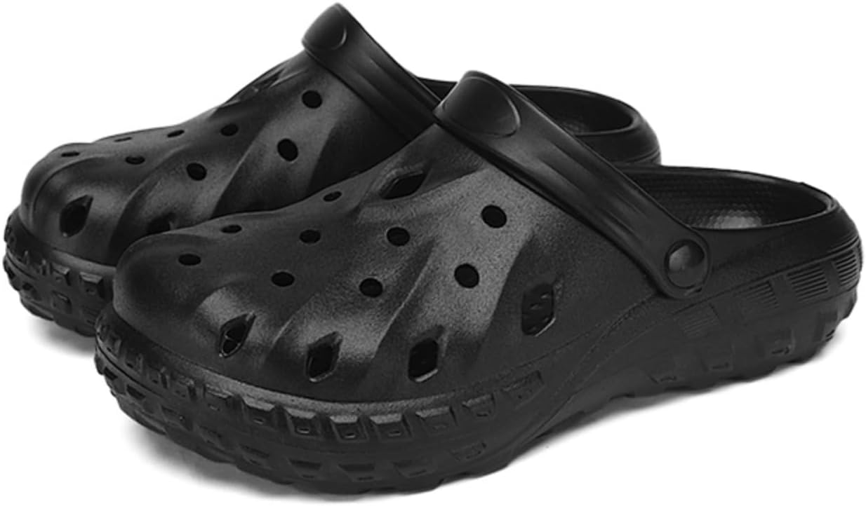 QICAVZW Мужские и женские садовые кломпы с поддержкой свода стопы, унисекс, удобные мюли-сандалии, нескользящая обувь, легкие, дышащие, пляжные шлепанцы без застежки, черный
QICAVZW Мужские и женские садовые кломпы с поддержкой свода стопы, унисекс, удобные мюли-сандалии, нескользящая обувь, легкие, дышащие, пляжные шлепанцы без застежки, черный