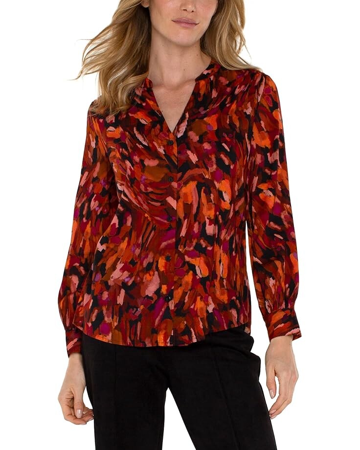 Рубашка Liverpool Los Angeles Long Sleeve Btn Front Banded Collar Woven Shirt Stretch Shirting, цвет Painted Cedar
Рубашка Liverpool Los Angeles Long Sleeve Btn Front Banded Collar Woven Shirt Stretch Shirting, цвет Painted Cedar