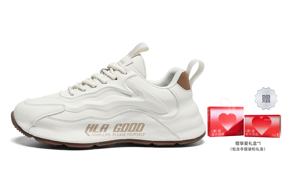 Повседневные утепленные флисом противоскользящие спортивные универсальные беговые массивные кроссовки HLA для мужчин, белые с флисовой подкладкой
Повседневные утепленные флисом противоскользящие спортивные универсальные беговые массивные кроссовки HLA для мужчин, белые с флисовой подкладкой