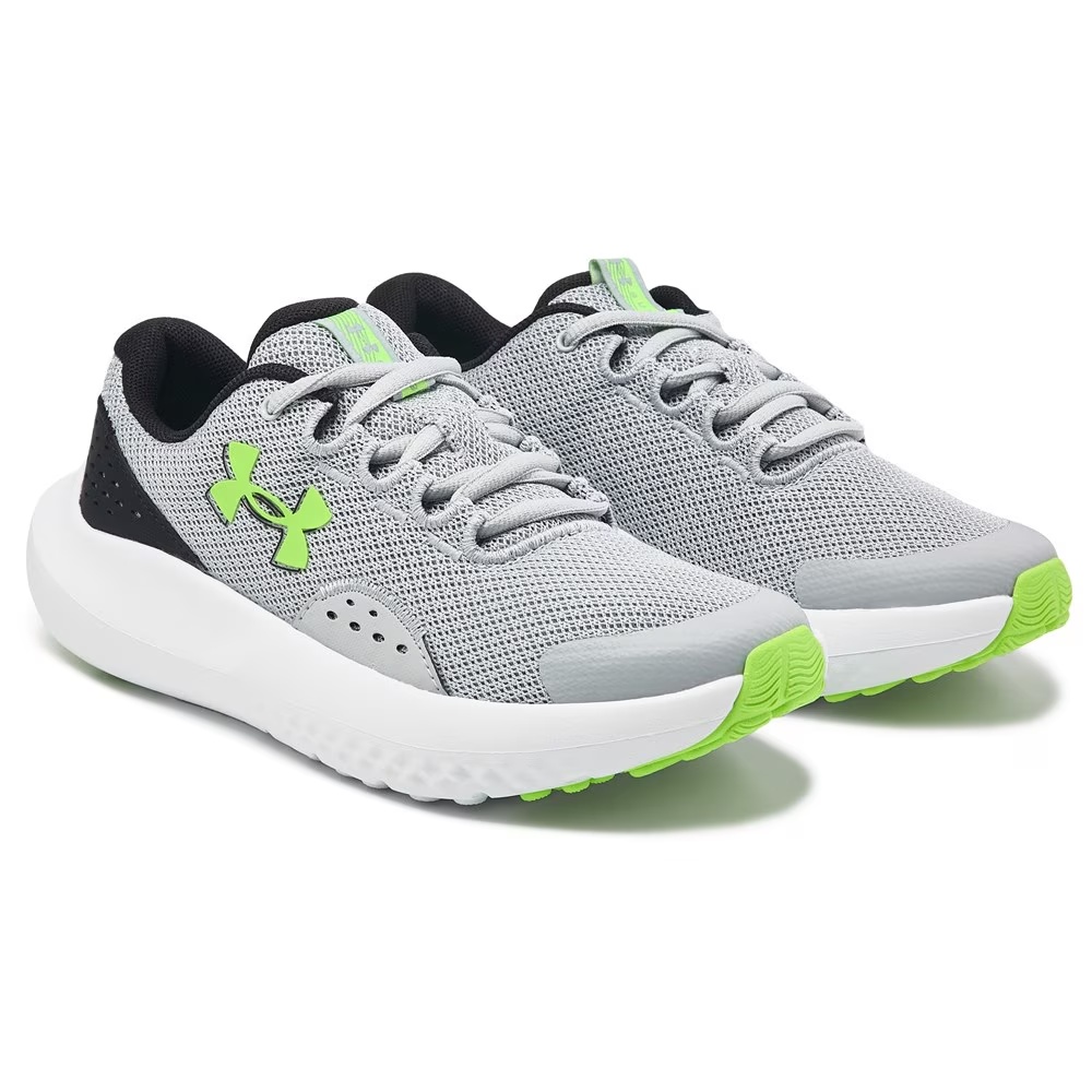 Детская беговая обувь Surge 4 от Under Armour для больших детей, grey/green
Детская беговая обувь Surge 4 от Under Armour для больших детей, grey/green
