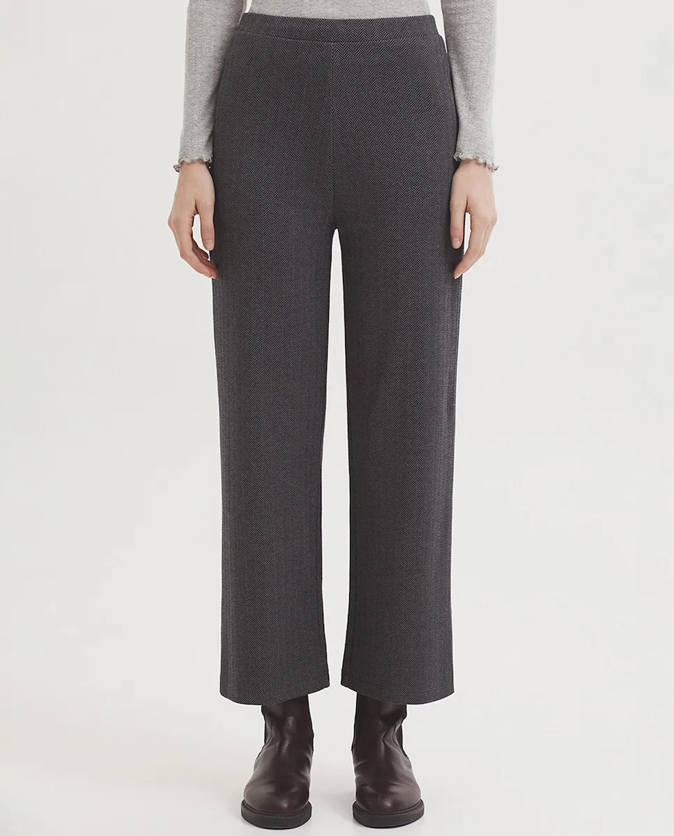 Женские брюки прямого кроя средней посадки с эластичным поясом Nice Things, серый
Женские брюки прямого кроя средней посадки с эластичным поясом Nice Things, серый