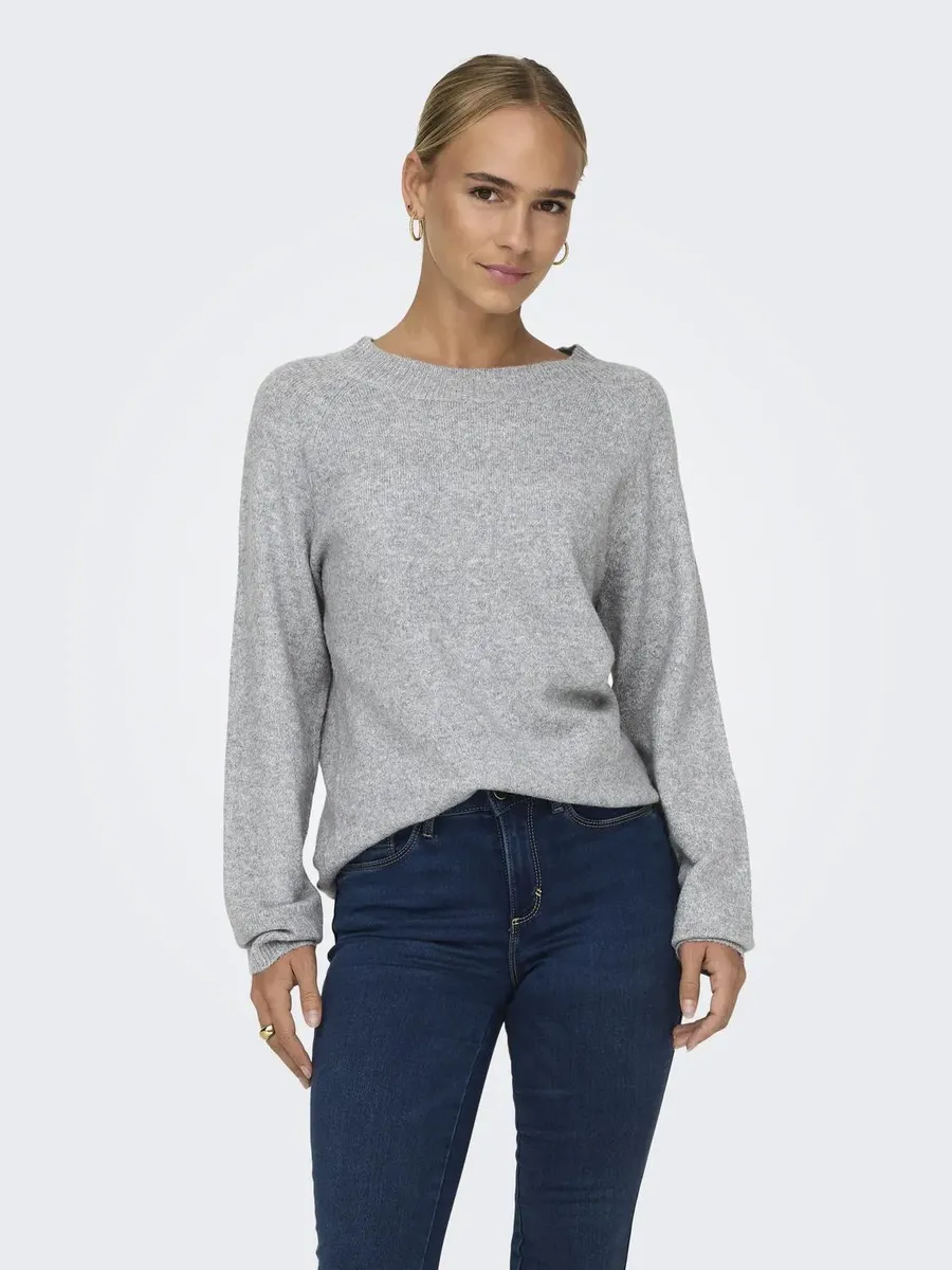 Only свитер с круглым вырезом "ONLRICA LIFE L/S PULLOVER KNT NOOS", серый
Only свитер с круглым вырезом "ONLRICA LIFE L/S PULLOVER KNT NOOS", серый