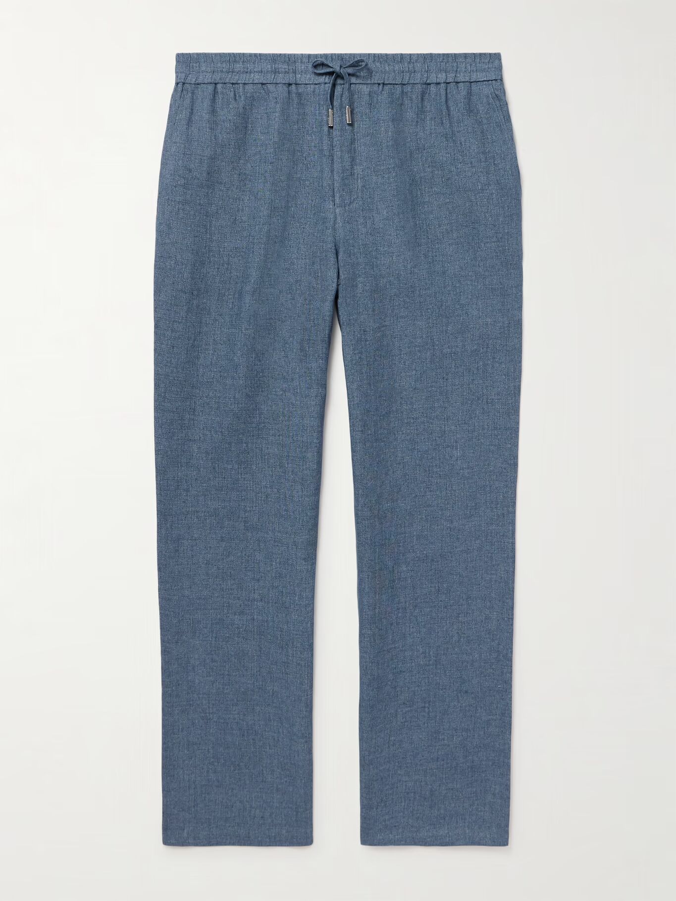 Брюки прямого покроя из льна и шамбре Edward с завязками на кулиске MR P., синий
Брюки прямого покроя из льна и шамбре Edward с завязками на кулиске MR P., синий