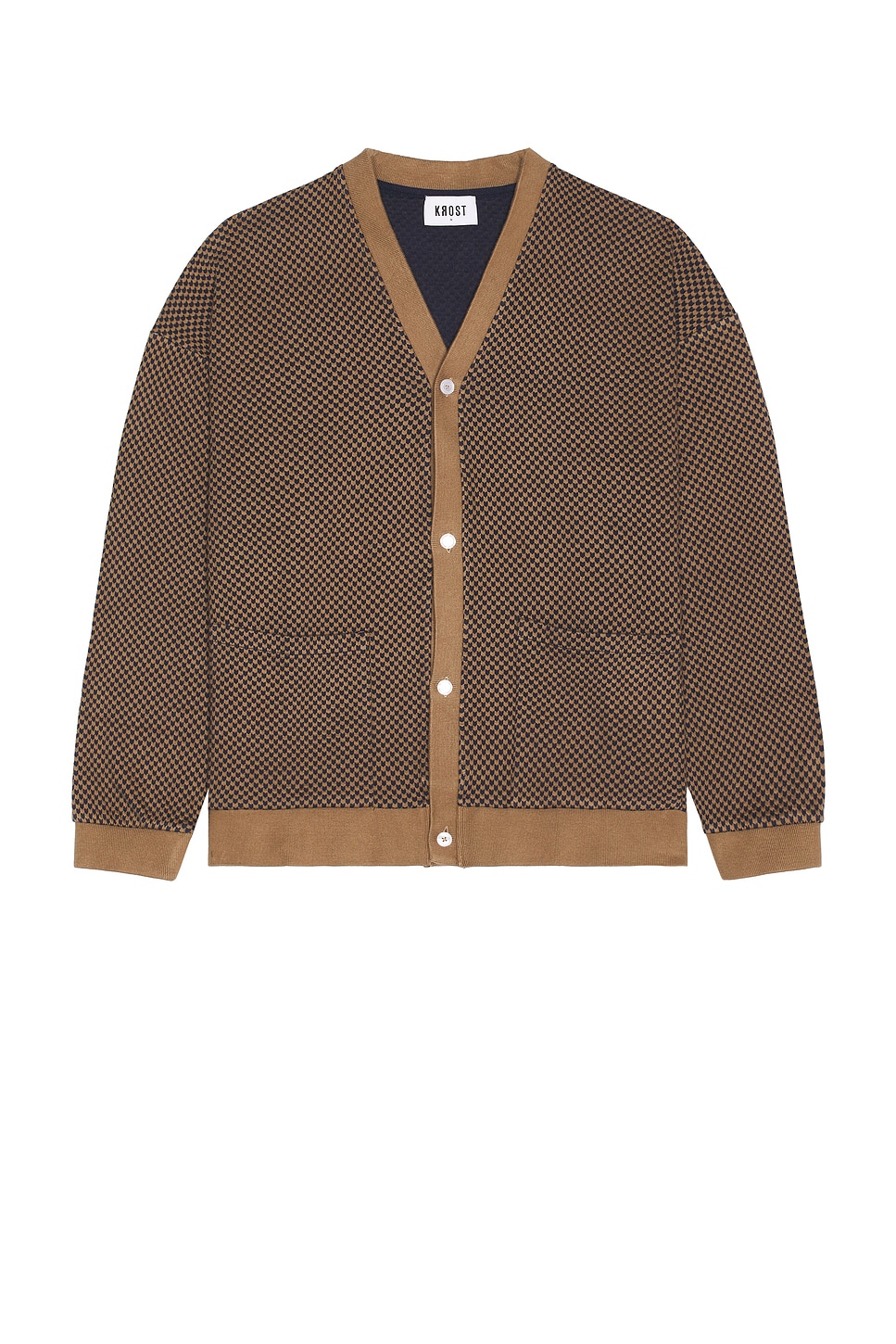 Кардиган с жаккардовым узором «шеврон» Krost, цвет sepia
Кардиган с жаккардовым узором «шеврон» Krost, цвет sepia