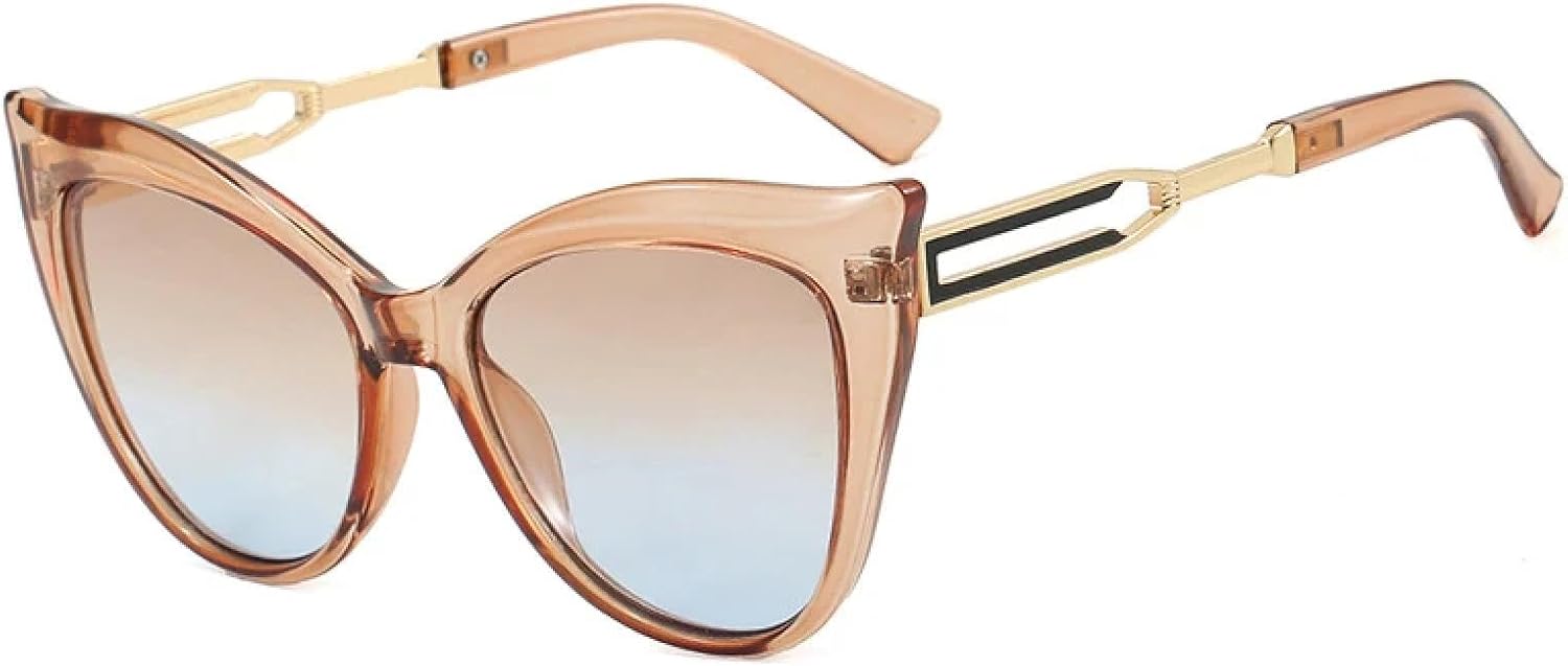 Винтажные роскошные солнцезащитные очки «кошачий глаз» с ажурными металлическими дужками для женщин и мужчин, дорожные очки для вождения, защита от УФ-излучения UV400 TKKTLLT, Tea Tea Blue
Винтажные роскошные солнцезащитные очки «кошачий глаз» с ажурными металлическими дужками для женщин и мужчин, дорожные очки для вождения, защита от УФ-излучения UV400 TKKTLLT, Tea Tea Blue