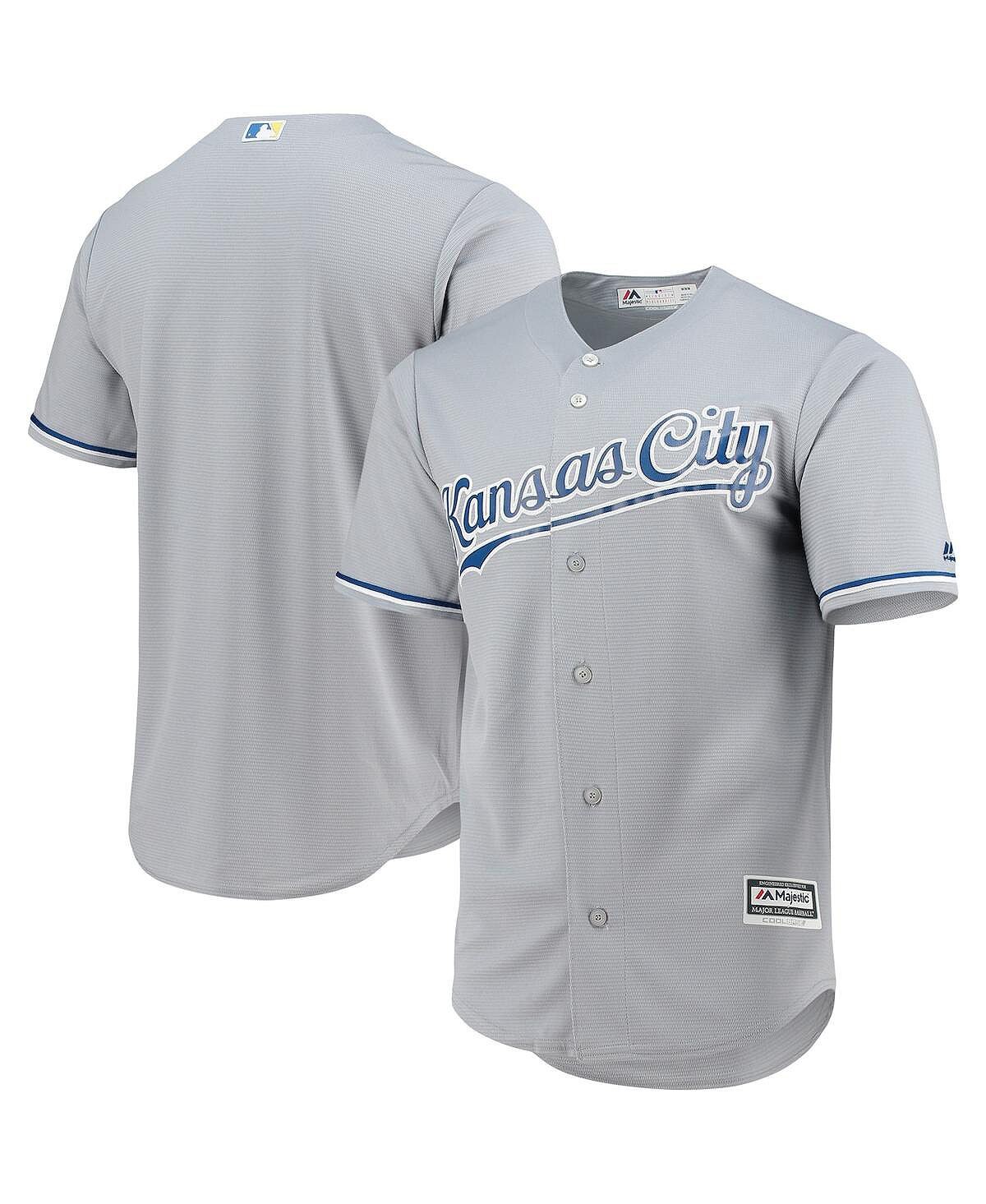 Мужское серое официальное джерси kansas city royals team Majestic, серый
Мужское серое официальное джерси kansas city royals team Majestic, серый