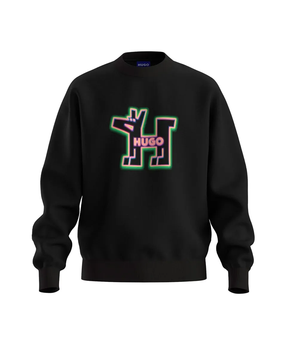 Мужская толстовка с длинным рукавом Hugo, черный
Мужская толстовка с длинным рукавом Hugo, черный