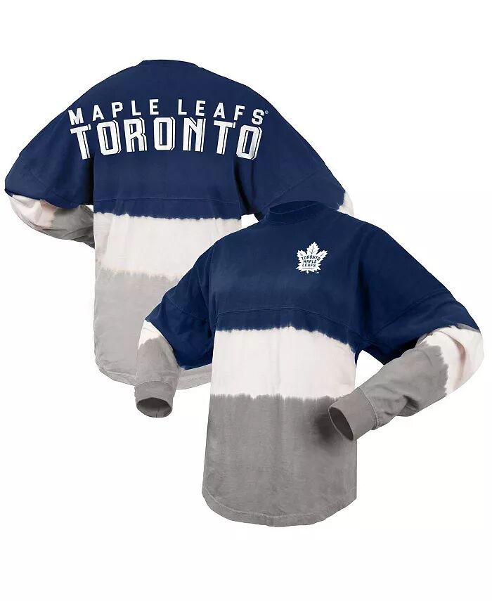 Женская футболка Toronto Maple Leafs Ombre с длинным рукавом, синяя, серая Fanatics
Женская футболка Toronto Maple Leafs Ombre с длинным рукавом, синяя, серая Fanatics
