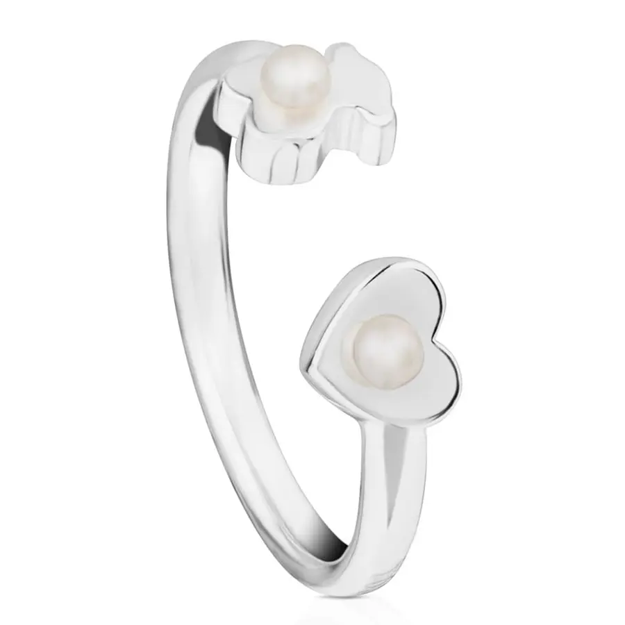 Кольцо Tous Super Power Bear And Heart Motifs, серебро/жемчуг
Кольцо Tous Super Power Bear And Heart Motifs, серебро/жемчуг