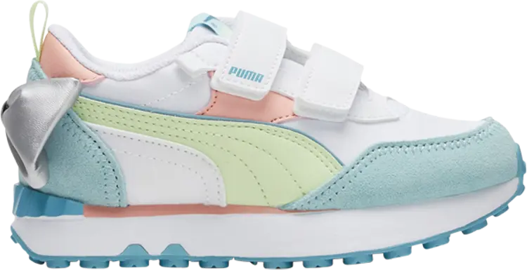 Кроссовки Puma Rider FV Bow Little Kid Pistachio Light Aqua, зеленый
Кроссовки Puma Rider FV Bow Little Kid Pistachio Light Aqua, зеленый