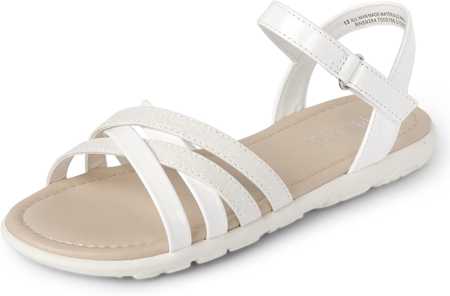 Детские сандалии для девочек The Children's Place с регулируемым ремешком на щиколотке, белый
Детские сандалии для девочек The Children's Place с регулируемым ремешком на щиколотке, белый